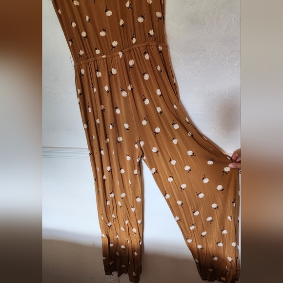 Matilda Jane Mustard Floral Jumpsuit - Picture 5 of 6